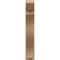 Ekena Millwork 8-in W x 34-in D x 46-in H Funston Slat Rough Cedar Woodgrain TimberThane Outlooker, Primed Tan OUTUR080X34X46FST24RCPR - alternate 3
